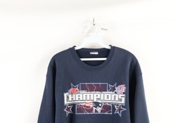 Vtg Y2K 2007 Mens Medium Faded  Super Bowl XLII New England Patriots Sweatshirt - £42.77 GBP