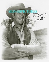 JAMES ARNESS SIGNED AUTOGRAPH AUTOGRAPHED 8x10 RP PHOTO GUNSMOKE MATT DI... - £15.84 GBP