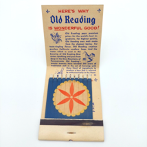 Old Reading Beer Giant Feature Matchbook Hex Sign Pennsylvania Dutch Reading, PA - $14.99