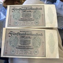 1923 2  germany 500000 mark p - £33.63 GBP