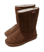 Minnetonka Womens Size 6m 85221 Sherpa Lined Insulated Brown Boots - £11.15 GBP