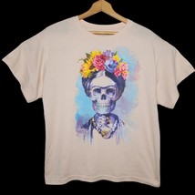 Frida Kahlo by Jerry Leigh Dia de los Muertos T-Shirt - Women&#39;s M/L - $12.87