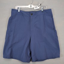 Horny Toad Men&#39;s 36x9 Blue Shorts Nylon Stretch Quick Dry Zip Pockets Ou... - $375.62 MXN