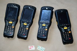 Lot of 4 Motorola MC9590 Scanners UNTESTED -AS IS - FOR PARTS- W2A - $127.41