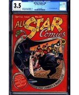 All Star Comics #20 (1944) CGC 3.5 -- Joe Gallagher movie cover; Dr. Fate - $446.57