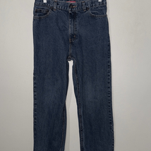 Faded Glory Boys 14 Husky Relaxed Classic Blue Jeans - $8.82