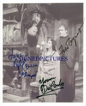 The Munsters Cast Signed Autographed 8X10 Rp Photo BY3 Fred Gwynne Decarlo Lewis - £14.14 GBP