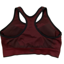 Umbro Racer Back Sports Bra Womens size Large Seamless Removable Pads Burgundy - £17.68 GBP