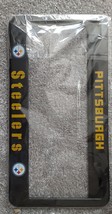 Pittsburgh Steelers License Plate Frame Cover - Black &amp; Yellow -new - $19.76 CAD