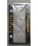Pittsburgh Steelers License Plate Frame Cover - Black &amp; Yellow -new - $19.61 CAD
