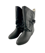 Casual Black Boots With Faux Fur Women&#39;s Sz 8 Woodbridge  - £13.70 GBP