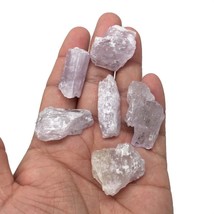 60.8 Grams, 6pcs Natural Rough Lavender Pink Kunzite Crystal @Afghanistan,KUN86 - £19.51 GBP
