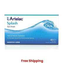Bausch &amp; Lomb Artelac Splash Fast &amp; Natural Hydration Eye Drops [30&#39;s x ... - $570.43 MXN