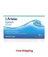 Bausch &amp; Lomb Artelac Splash Fast &amp; Natural Hydration Eye Drops [30&#39;s x ... - $576.62 MXN