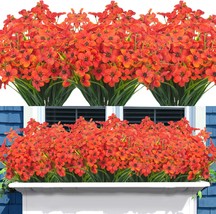 20 Bundles Artificial Flowers, Garden Porch Window Box Decoration, Indoor - £32.08 GBP