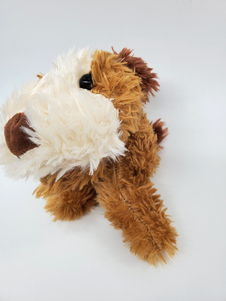 Primary image for Greenbriar Puppy Dog Brown Cream Furry Soft Plush 10" Stuffed Animal Toy B314