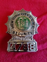 New York city OCME Security badge hallmarked  - $175.00