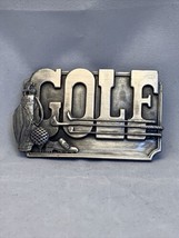 Vintage Heavy Golfing Siskiyou Belt Buckle (2074) - $12.50