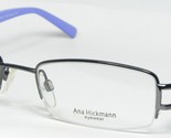 Ana Hickmann AH1135 03A Gunmetal Einzigartig Brille Brillengestell 51-18... - $1,788.83 MXN