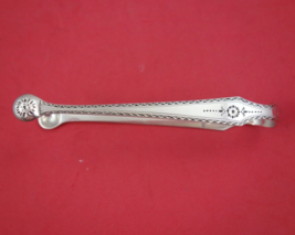 English Victorian Sterling Silver Sugar Tong by WC. fancy engraved handle 5 1/4&quot; - £70.43 GBP