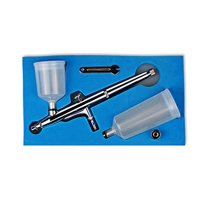 Large capacity airbrush temporary tattoo kit 0 3mm needle air brush aerograph spray gun thumb200