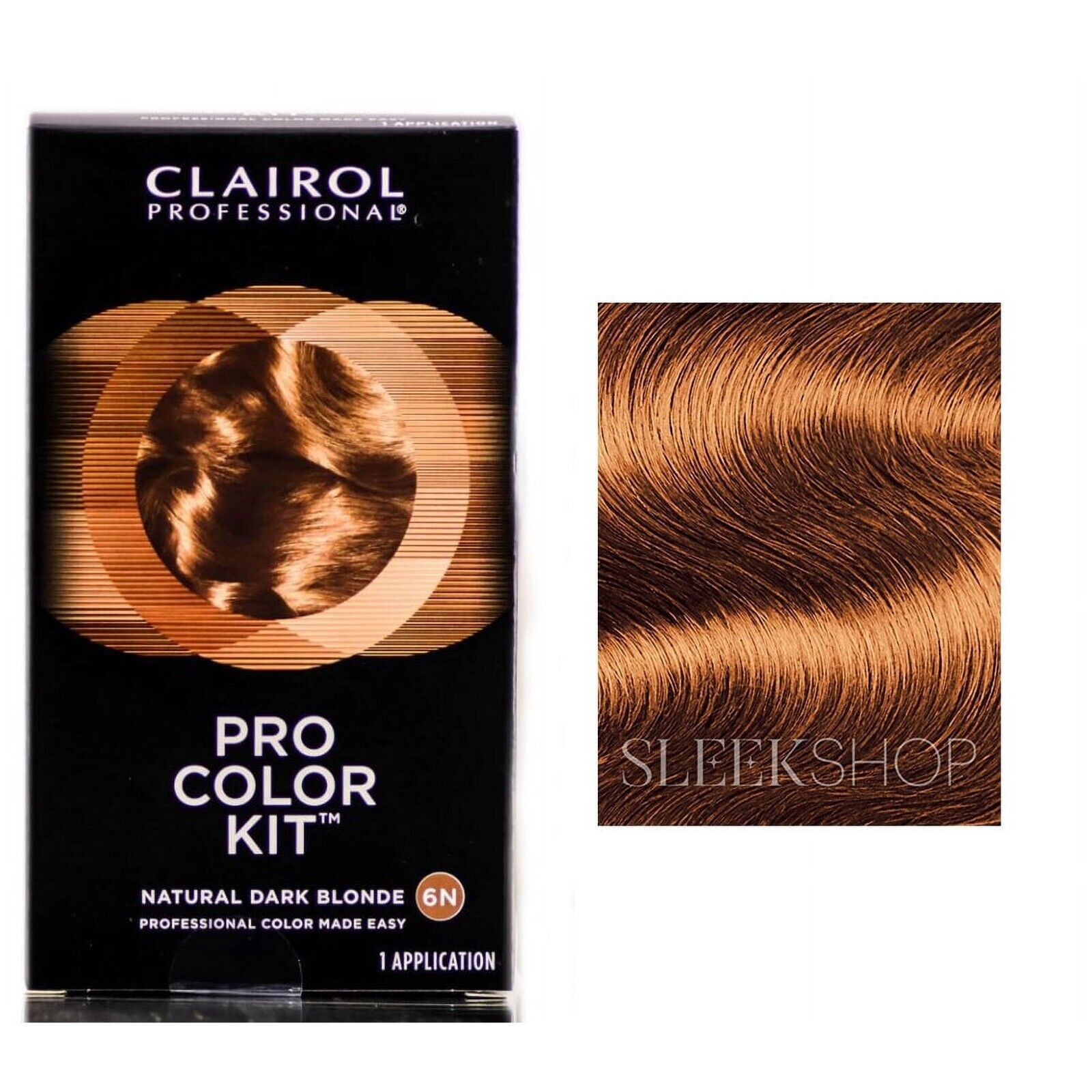 Clairol Professional Pro Color Kit 1 Application - 6N Natural Dark Blonde - $13.98