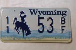 VINTAGE WYOMING LICENSE PLATES (PAIR)  NO LONGER IN USE-  PARK COUNTY 11... - $18.00