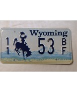 VINTAGE WYOMING LICENSE PLATES (PAIR)  NO LONGER IN USE-  PARK COUNTY 11... - $18.00