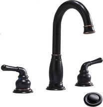 Phiestina&#39;S Wf017-8-Orb Oil Rubbed Bronze 8 Inch Widespread 2-Handle 3 Hole - $77.97