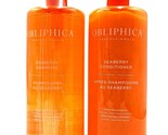 Obliphica Seaberry Shampoo &amp; Conditioner Fine To Medium Hair 33.8 oz Duo - £78.91 GBP