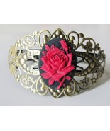 Victorian Jewelry Victorian Bracelet Rose Bracelet Rose Cuff Renaissance... - £20.36 GBP