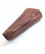 Vintage Leather Holster Primitive for Display Bad Shape Man Hand Made - $13.97 CAD
