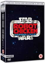 Robot Chicken: Star Wars - Episodes 1-3 DVD (2011) Seth Green Cert 15 3 Discs Pr - £23.90 GBP