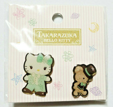Takarazuka Revue × Hello Kitty Collaboration Ver.Snow Pin Badge SANRIO Rare - £20.40 GBP