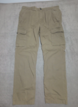 Timberland Cargo Pants Men&#39;s Sz 34 Classic Fit Straight Cotton Twill Beige A15pv - £12.13 GBP