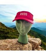 Cincinnati Reds Outdoor Cap Visor Hat Sun Cap Adjustable Hook &amp; Loop 2021 - $170.54 MXN
