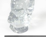 Vintage Goebel Clear Glass 3&quot; Owl Figurine (1980) - $18.48