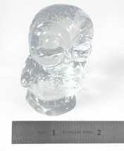 Vintage Goebel Clear Glass 3&quot; Owl Figurine (1980) - £14.60 GBP