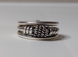Vintage 925 Sterling Silver Size 6.75 Ring - £31.85 GBP