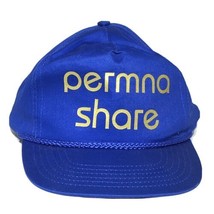 Permna Share Blue Trucker Snapback Hat Adjustable Cap - £6.72 GBP