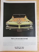 Vintage Ad Pontiac Le Mans &amp; GTO &#39;..Priced A Tiger Lately?&#39; 1965 - £6.73 GBP