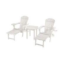 Best Desu Oceanic Collection Adirondack Chaise Lounge Chair Foldable cup... - $652.76 CAD