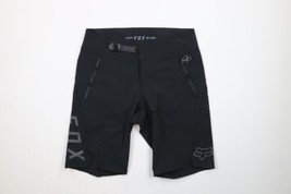 New Fox Racing Mens Size 30 Spell Out Flexair Ratchet Belted Racing Shorts Black - £65.98 GBP