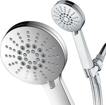 Extra-Long 6 Foot Stainless Steel Hose/Full Chrome Finish, High-Velocity... - $39.93