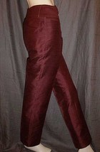 Dolce &amp; Gabbana Russet Brown Raw Silk Pants/Slacks 38IT NWT - £234.95 GBP