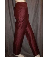 Dolce &amp; Gabbana Russet Brown Raw Silk Pants/Slacks 38IT NWT - $404.74 CAD