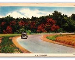 Generic Scenic Greetings Misprint Country Road Greenville NH LInen Postc... - $6.77