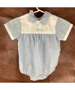 Vintage Bryan Infant 0-3mo Baby Boy Romper One Piece Easter Chicks Outfi... - $34.60
