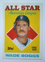 1988 Topps Wade Boggs All-Star American League #388 Boston Red Sox MLB Card - £2.34 GBP