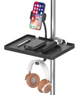 Universal Microphone Stand Clamp On Rack Tray Holder, Adjustable, And Re... - $38.98
